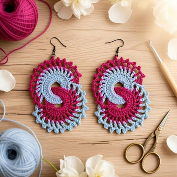Crochet Earrings Pattern PDF, Boho Crochet Jewelry, Easy Earrings Tutorial, Crochet Accessories, Video Tutorial