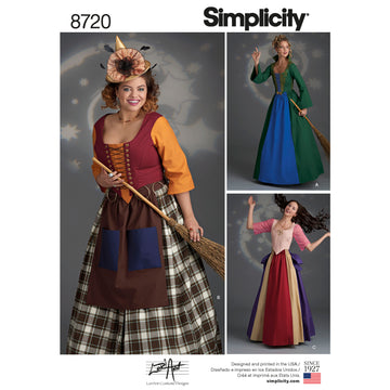 Simplicity 8720 Women's Costumes - Sewing Pattern