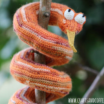 Big Spiral Snake, Little Spiral Snake Crochet Pattern