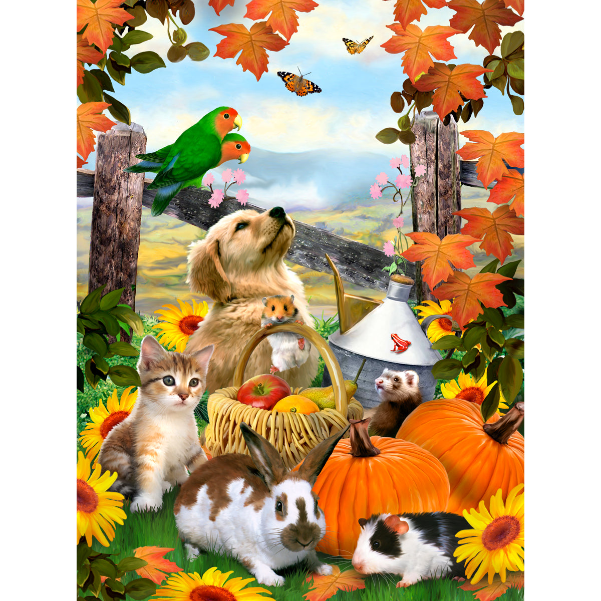 Royal Brush Junior Small Paint By Number Kit 8.75"X11.75" - Autumn Festival