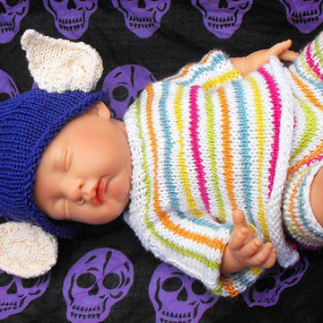 Baby Big Ears Purple Pixie Hat