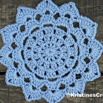 Lotus Petals Doily Coaster