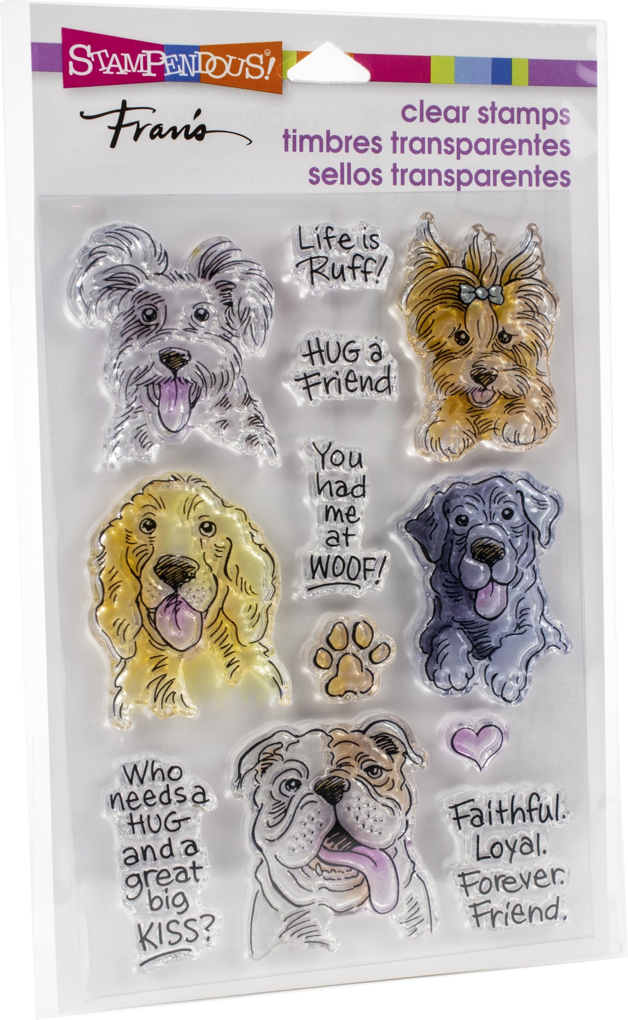 Stampendous Perfectly Clear Stamps - Dog Kisses