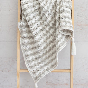 "Loves & Cuddles" Modern Baby Blanket