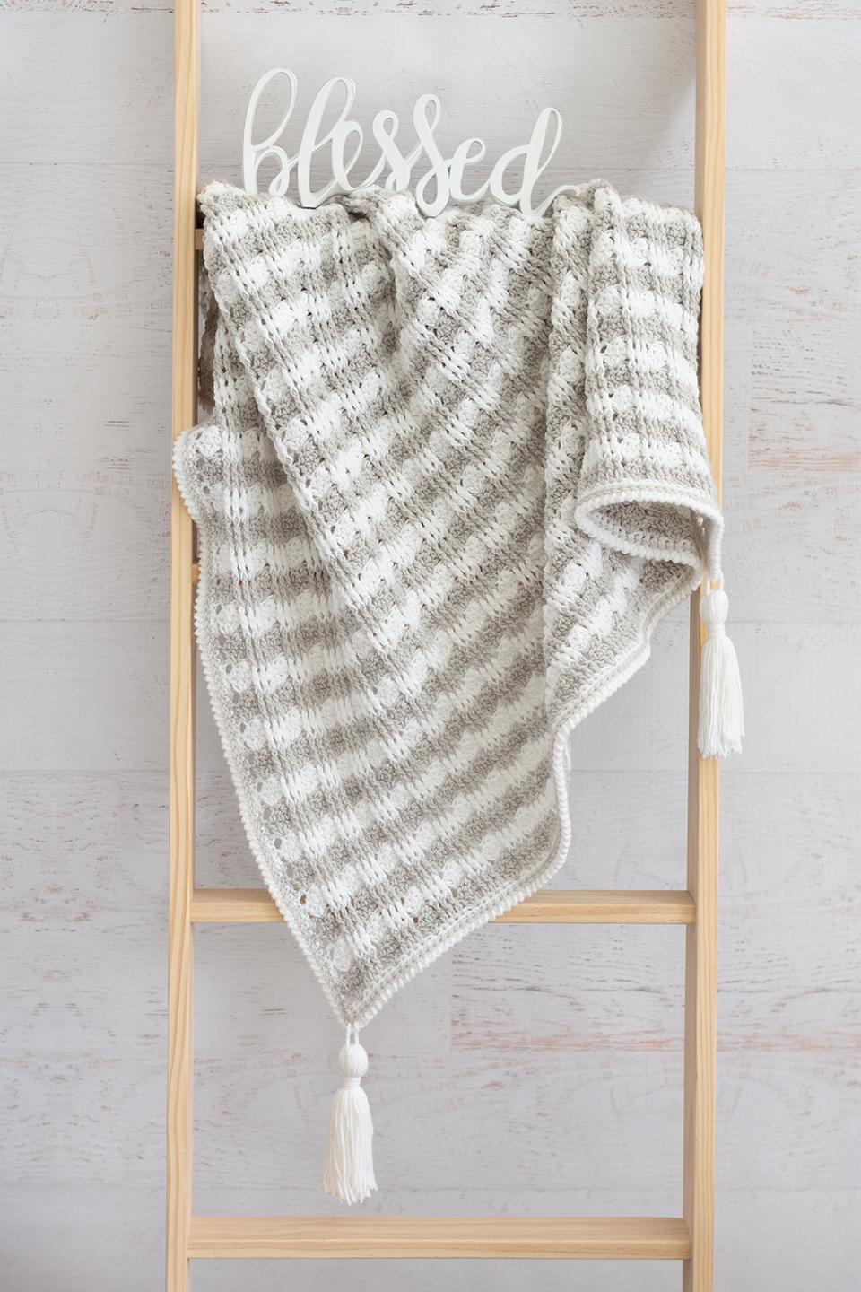 "Loves & Cuddles" Modern Baby Blanket