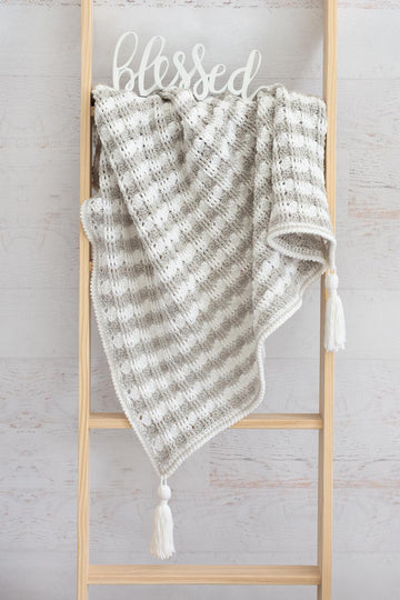 "Loves & Cuddles" Modern Baby Blanket