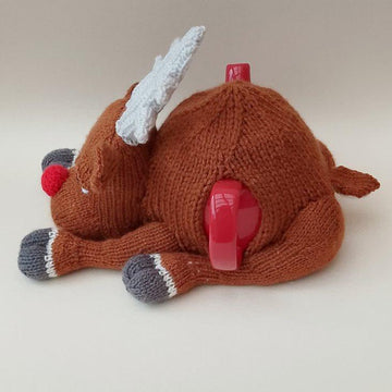 Christmas Knackered Reindeer Tea Cosy