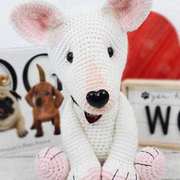 Champ the bull terrier