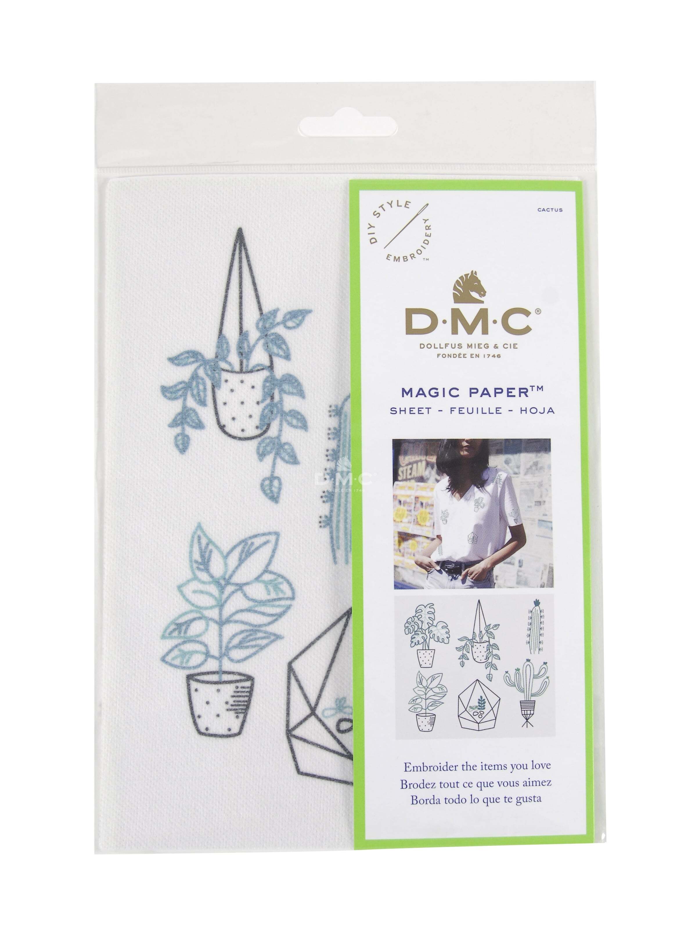 DMC Cactus Magic Sheet A5 - 210 x 148mm - Multi
