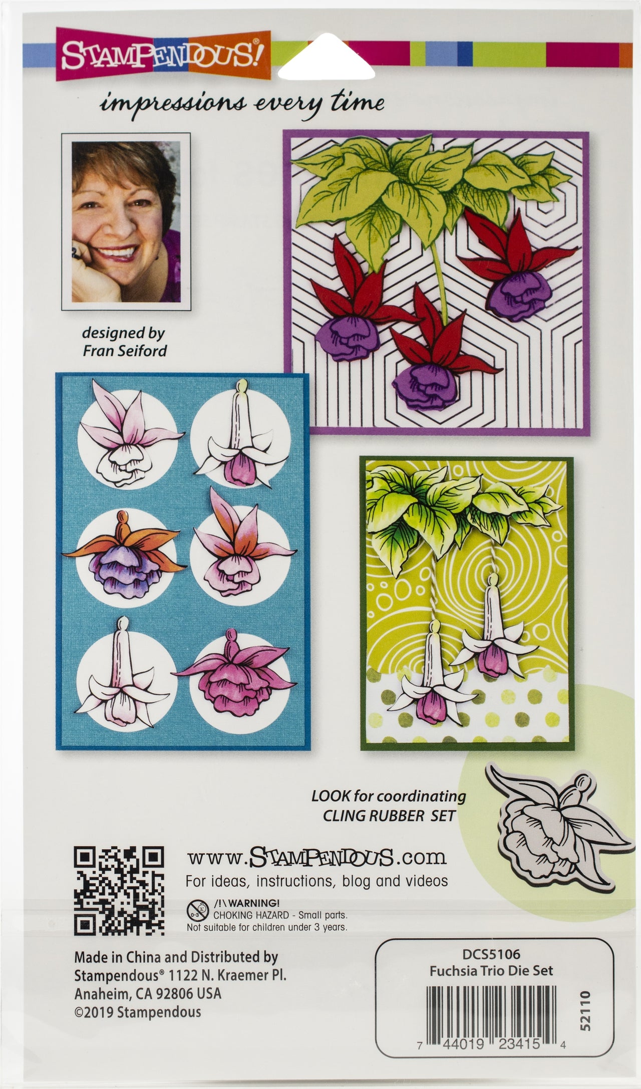 Stampendous Dies - Fuchsia Trio