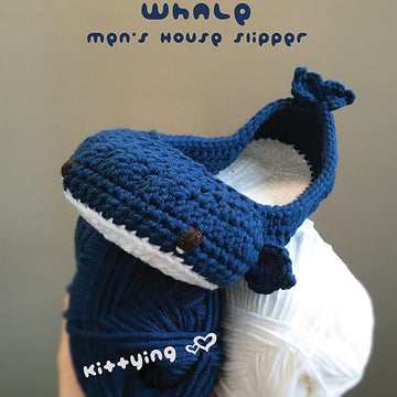 Whale Men’s House Slipper