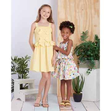 Simplicity Children's and Girls' Dress, Top and Skirt S9560 - Sewing Pattern