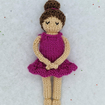 Pocket Dolls Knitting Pattern - Dress Up Dolly