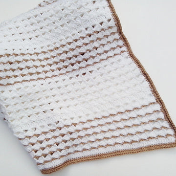 Slanted stripes Baby Blanket