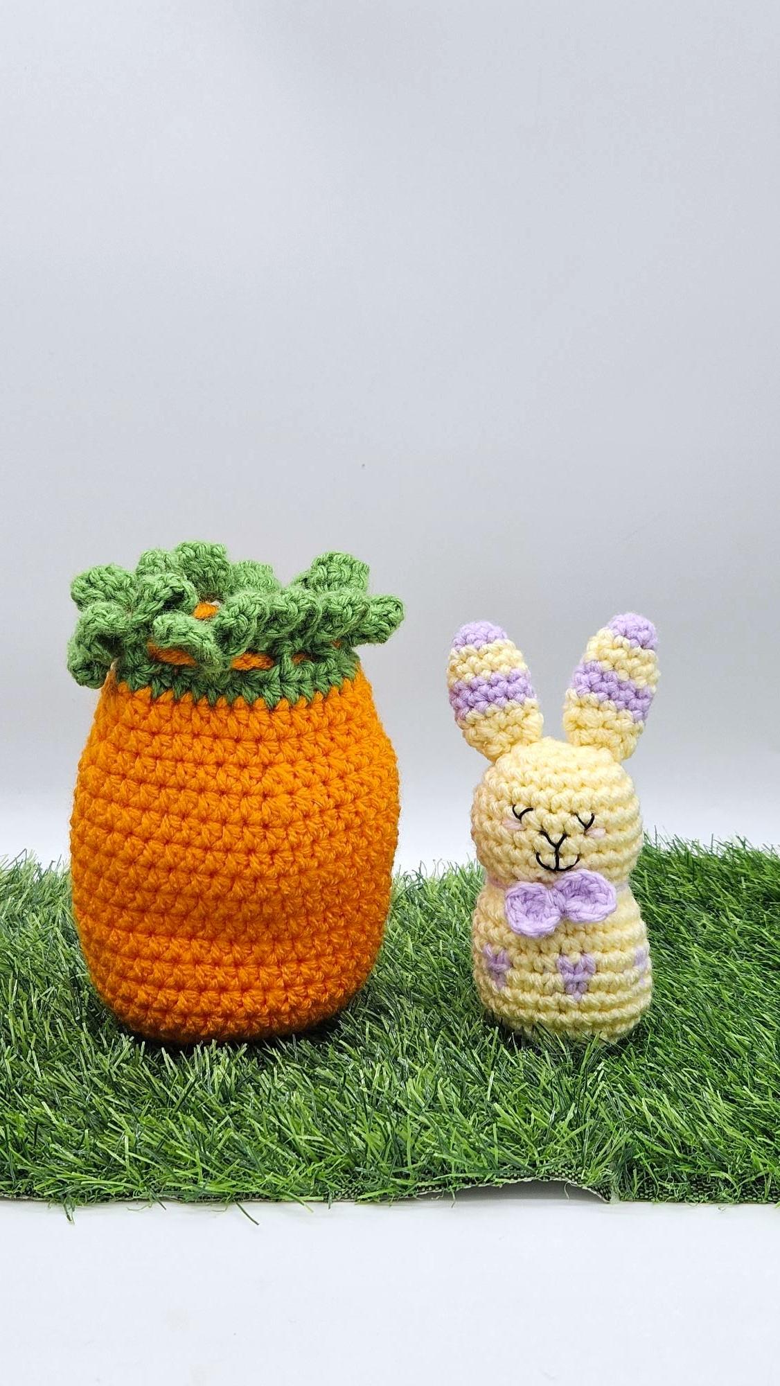 Bunny in Carrot Bag