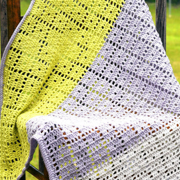 Color Block Baby Blanket