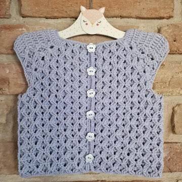 Bluebell Baby Crochet Cardigan