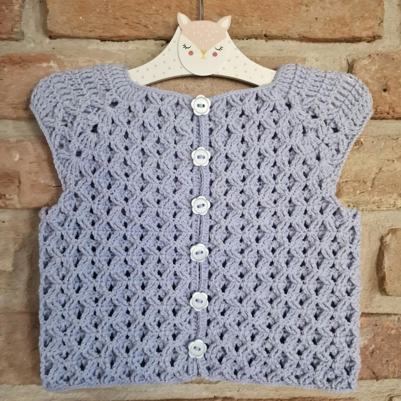 Bluebell Baby Crochet Cardigan