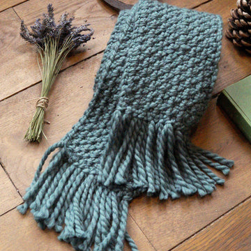 Moss Blanket - Luxury Scarf Crochet Pattern