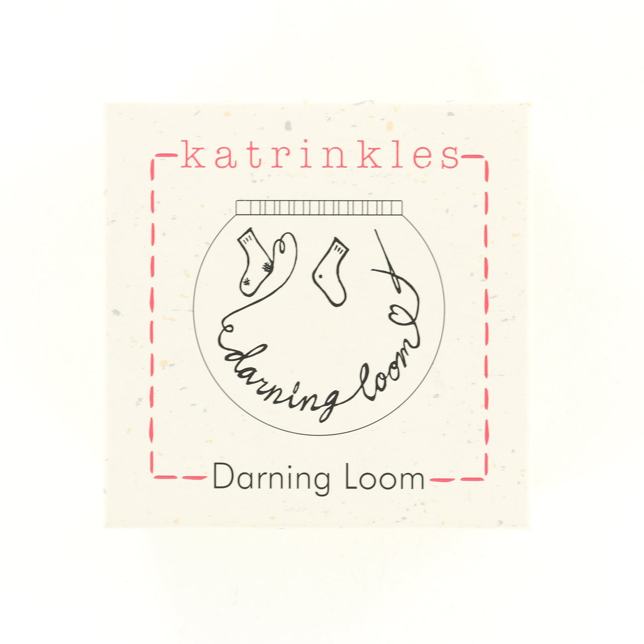 Katrinkles Darning and Mending Loom w/ WEBS logo