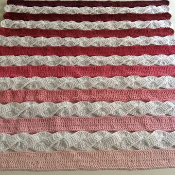 Chunky Cables Baby Blanket N 345