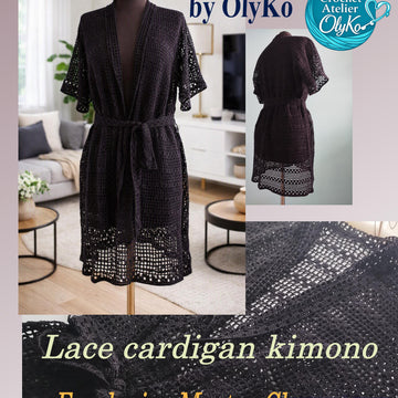 Crochet Atelier by Olyko #3: Master Class: Lace Cardigan Kimono