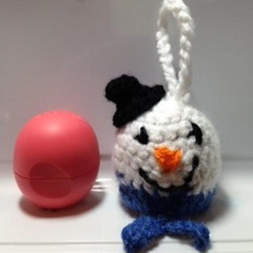 Snowman EOS Lip Balm Holder