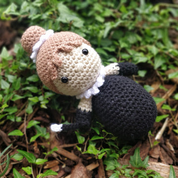 Iconic People Set 1 Audrey Hepburn Mozart Marilyn Monroe Charlie Chaplin van Gogh Amelia Earhart Leonardo da Vinci Frida Kahlo amigurumi crochet