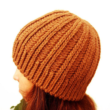 Flat Worked Crochet Hat