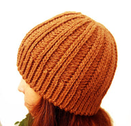 Flat Worked Crochet Hat
