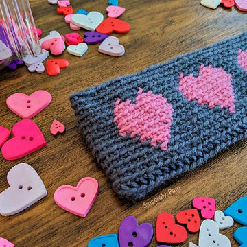 Tapestry Heart Pencil Case