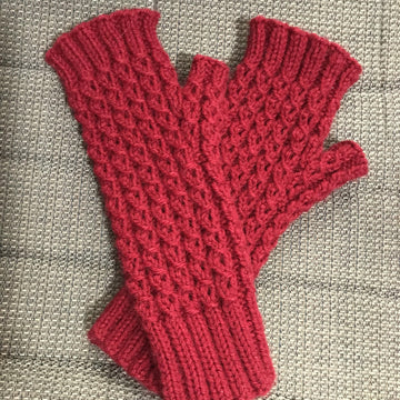 Mock Cable Mitts