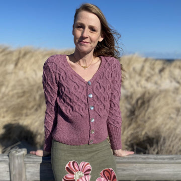 Art Nouveau Cabled Cardigan
