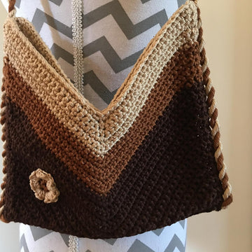 Chevron V bag