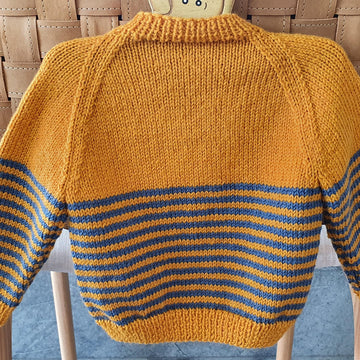 Pepper - Child's striped raglan cardigan
