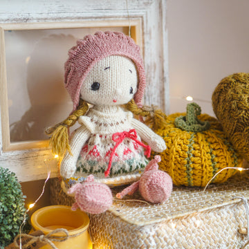 Knitting Toy Clothes Pattern - Baby Summer for 10in/25cm toys