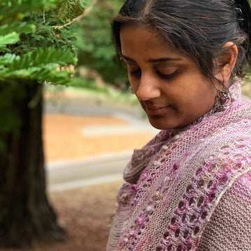Rose Bed Shawl