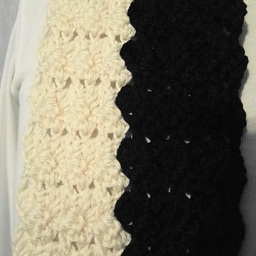 Salt and Pepper infinity scarf