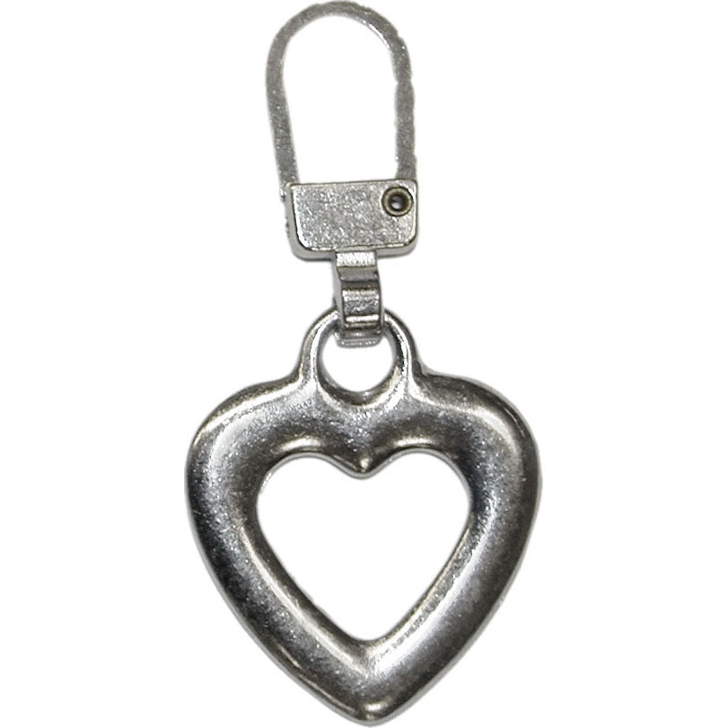 Fancy Zip Pull - Heart