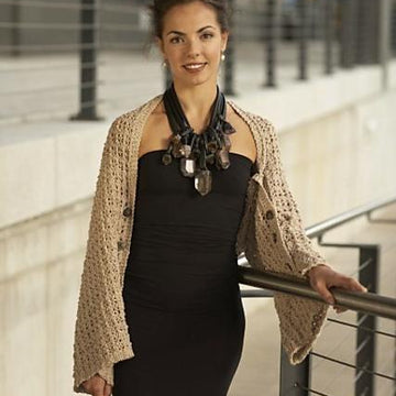 Lacy Rib Shawl