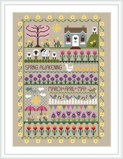 Little Dove Designs Spring Awakening Cross Stitch Pattern - 2009902 -  Leaflet