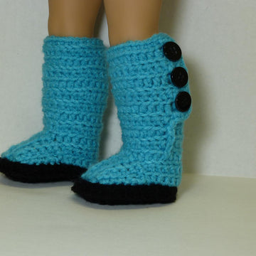 Mini Sweater Boots - 18" American Girl Doll Shoes