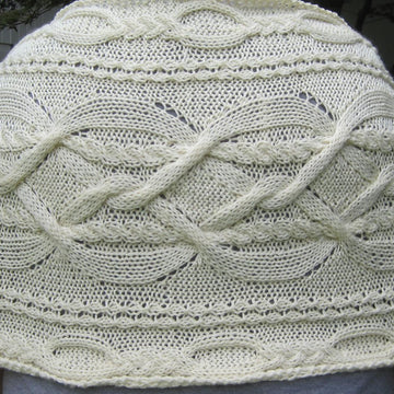 Warm Leitrim Aran Shawl