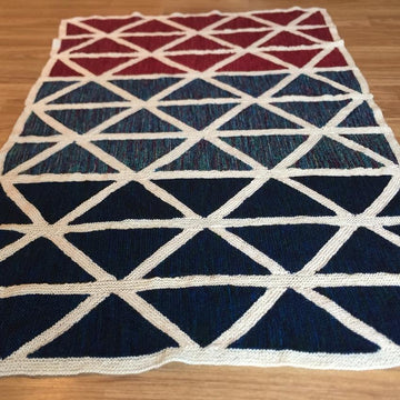 Atlantic Triangle Waves Afghan