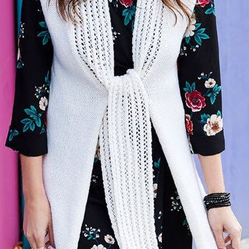 Chic Sheep Vest in Red Heart - LW5896 - Downloadable PDF