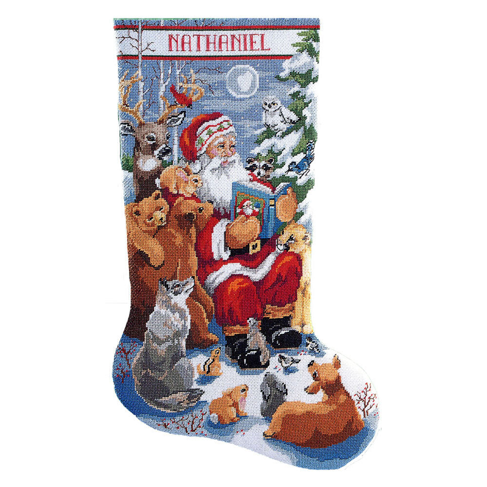 Woodland Storytime Stocking - PDF