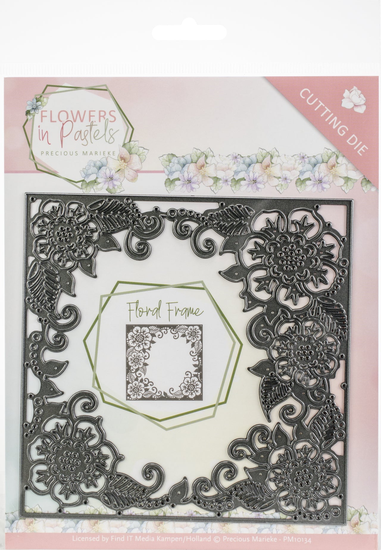 Find It Trading Precious Marieke Die - Frame, Flowers In Pastels