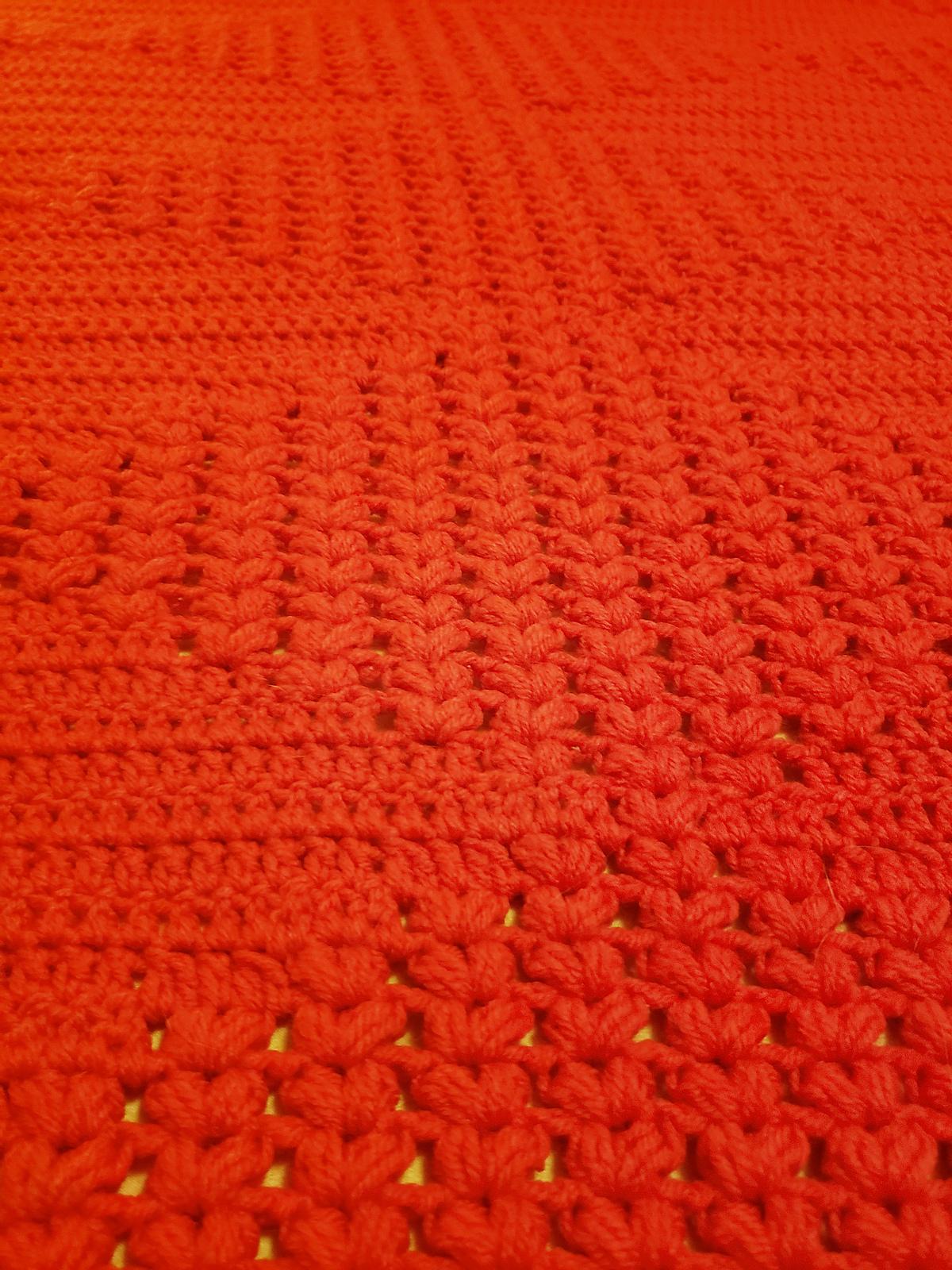 Red Diamonds Afghan