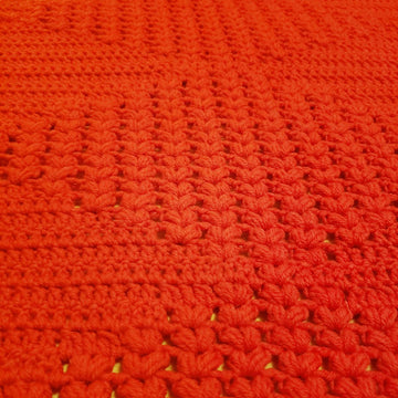 Red Diamonds Afghan
