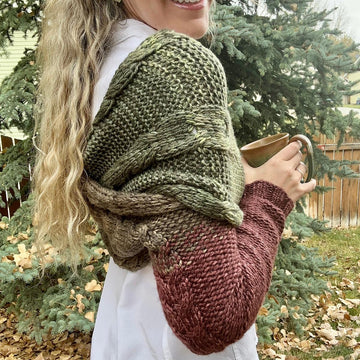 Wrapped In Cozy Shrug with Sleeves